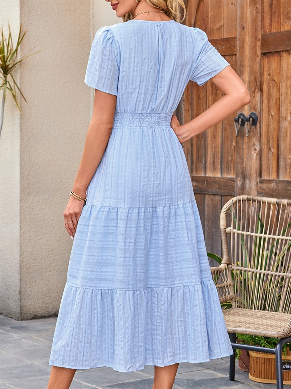 Elegant Others Cotton Loose Dress With No