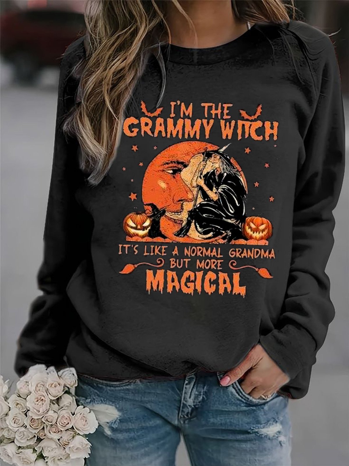 I'm The Grandma Witch Halloween Sweatshirt