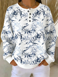 Floral Others Casual Sweatshirt