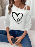 Regular Fit Geometric Casual T-Shirt