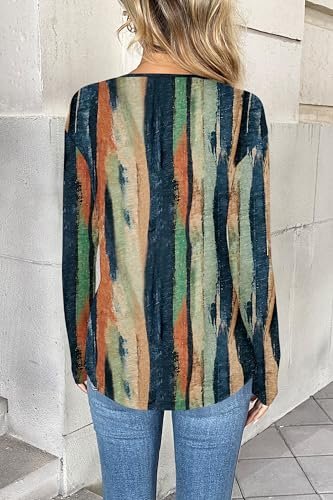 V Neck Casual Cotton-Blend Loose T-Shirt