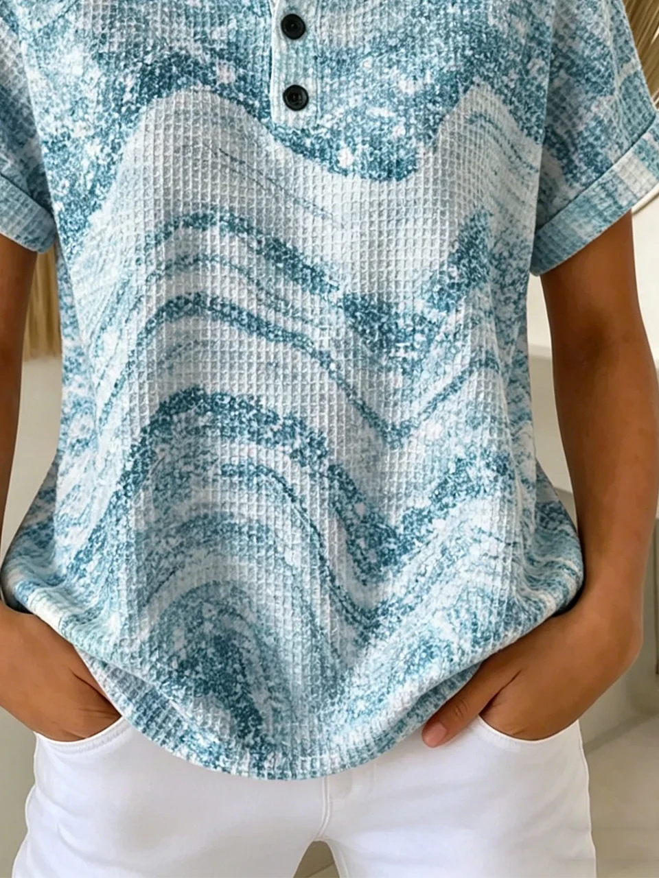 Chevron Others Loose Vintage T-Shirt
