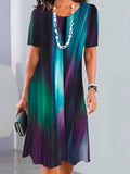 Pocket Stitching Casual Dress