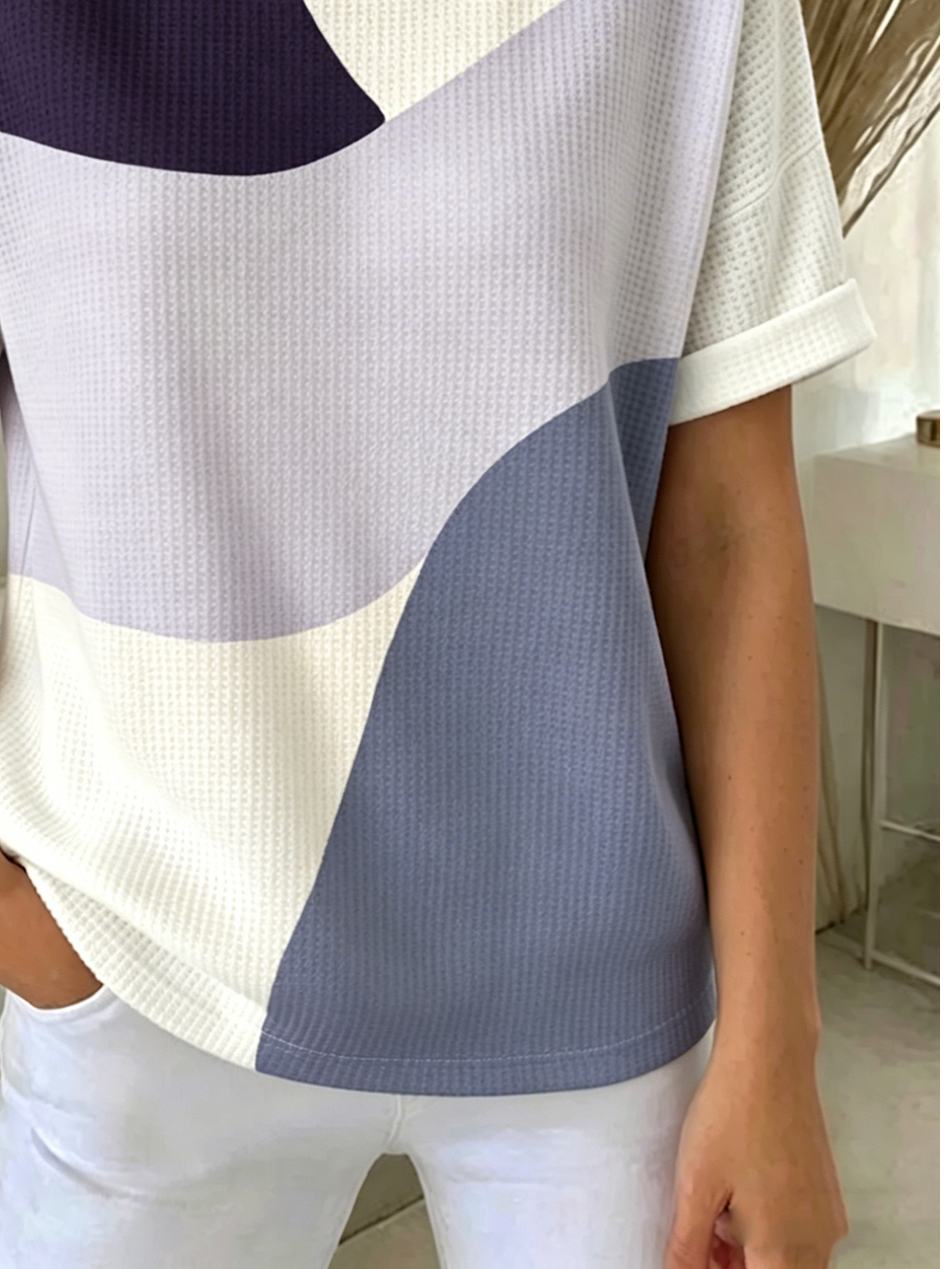 Striped Vintage Others Loose T-Shirt