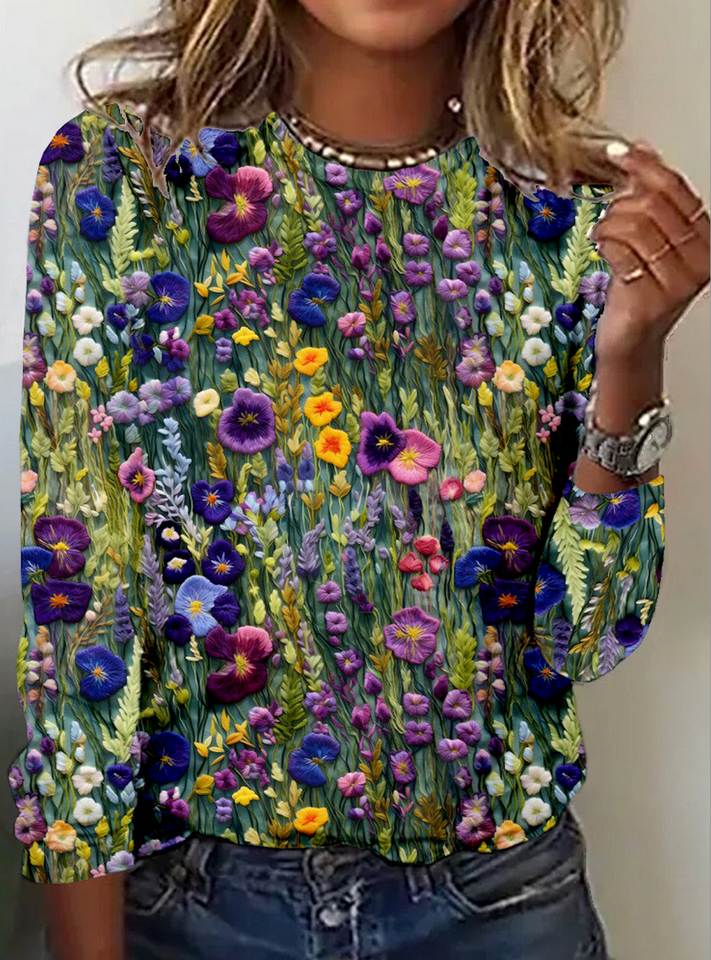 Casual Floral T-Shirt