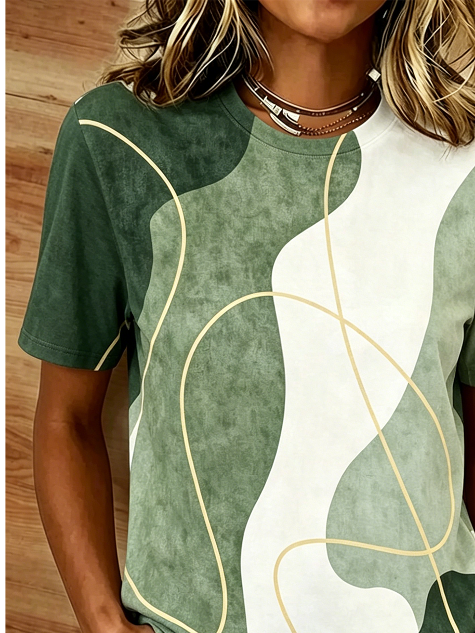 Casual Cotton Striped Regular Fit T-Shirt