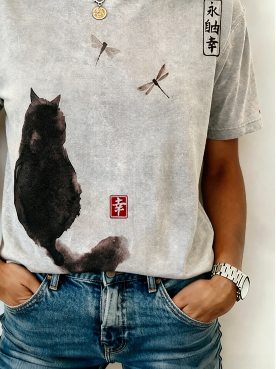 Cotton Casual Regular Fit Crew Neck T-Shirt