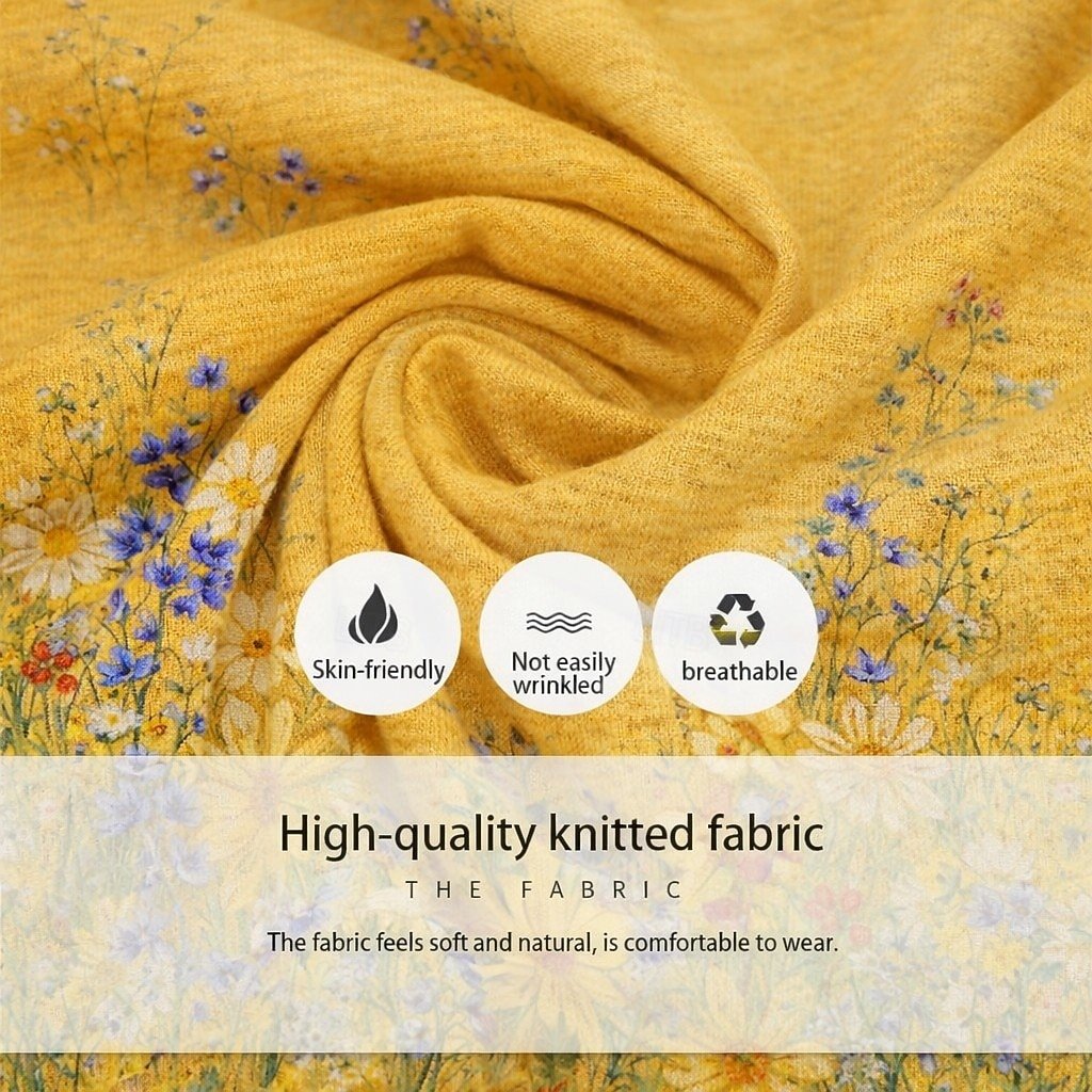 Cotton-Blend Vintage Dress With No