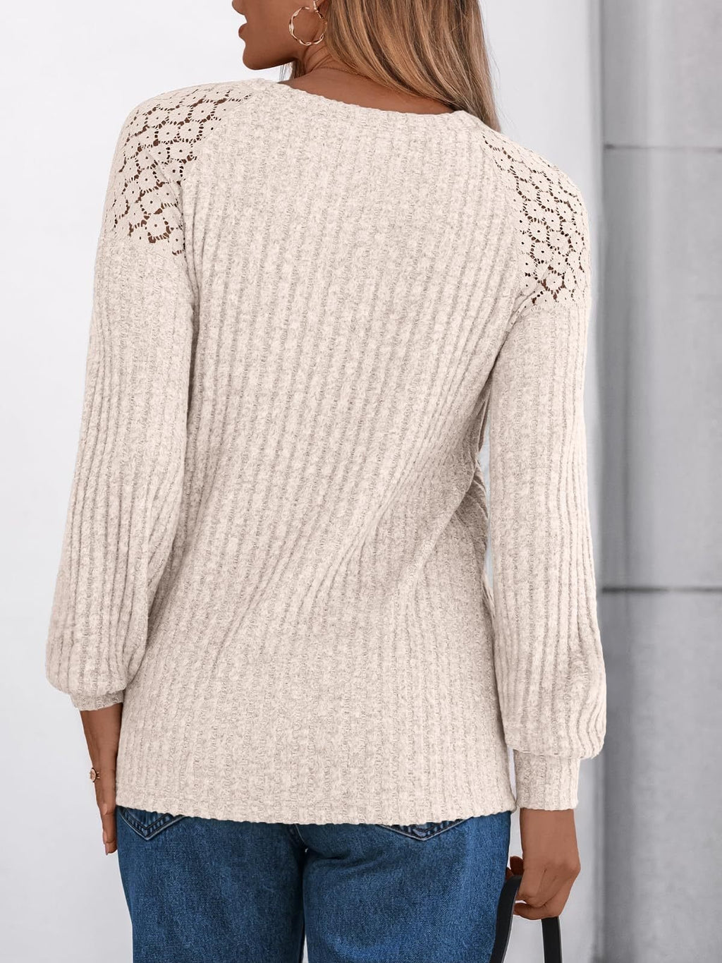 Loose Elegant Cotton-Blend Plain T-Shirt
