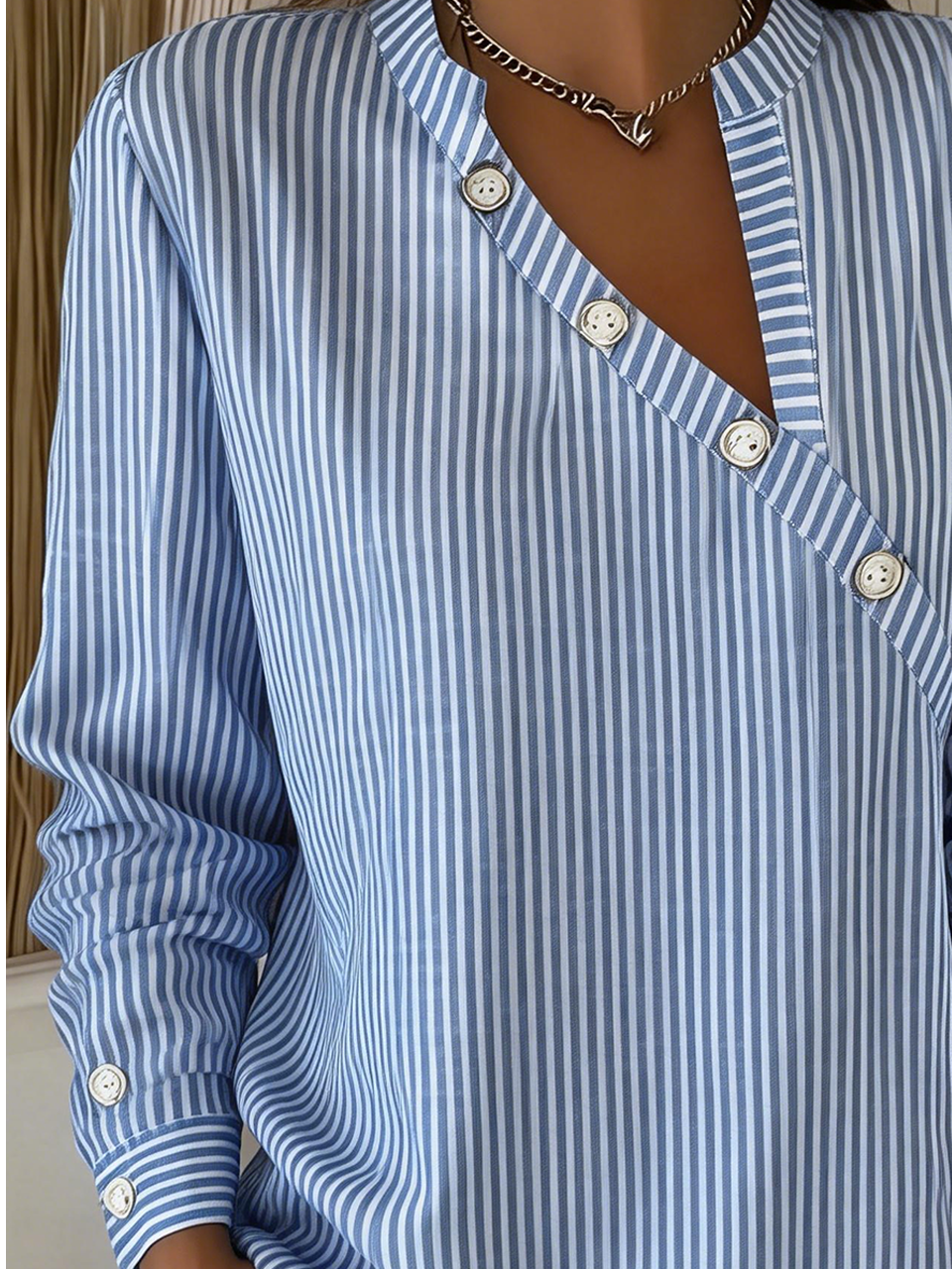 Others Loose Striped Vintage T-Shirt