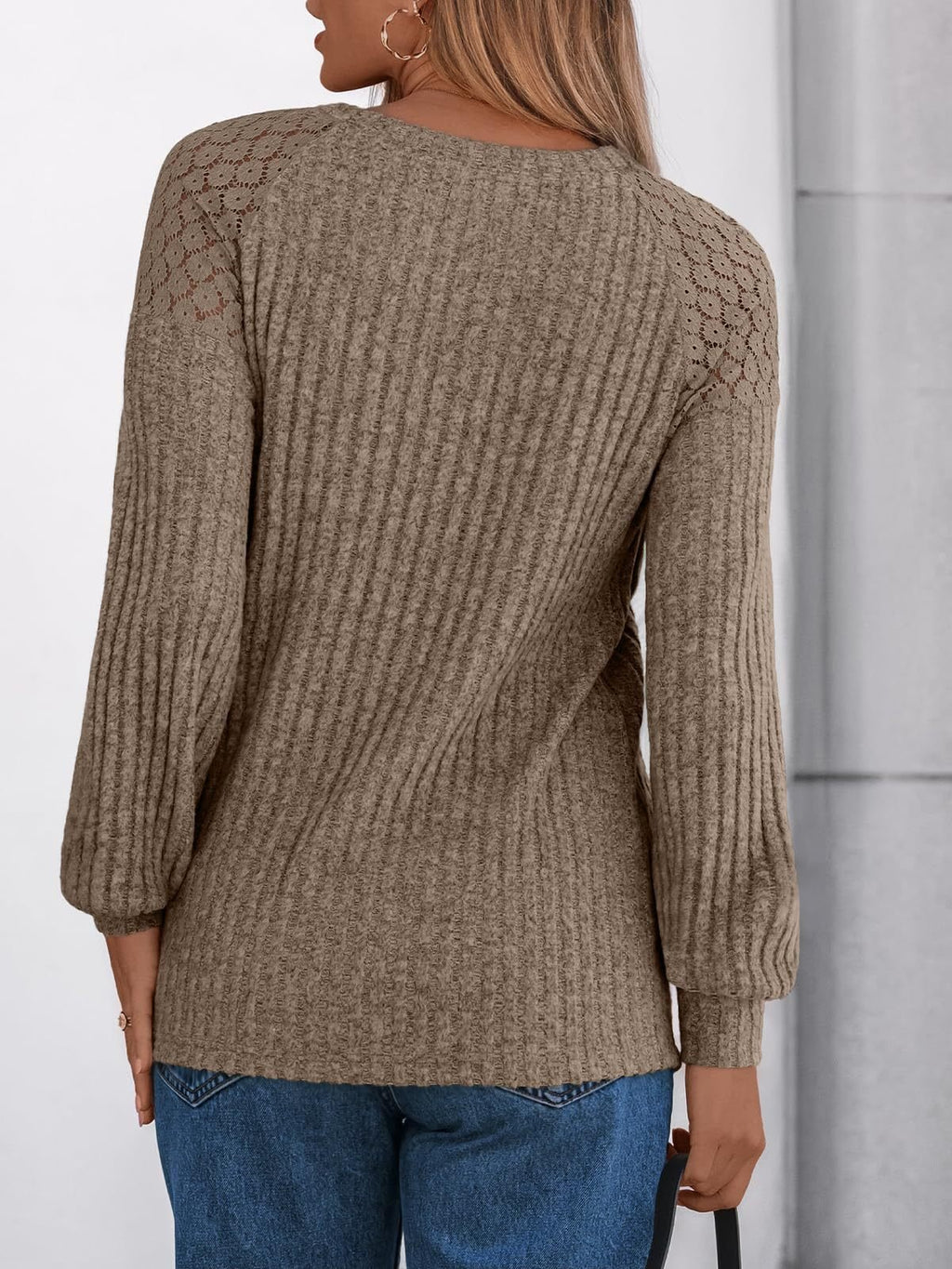 Loose Elegant Cotton-Blend Plain T-Shirt