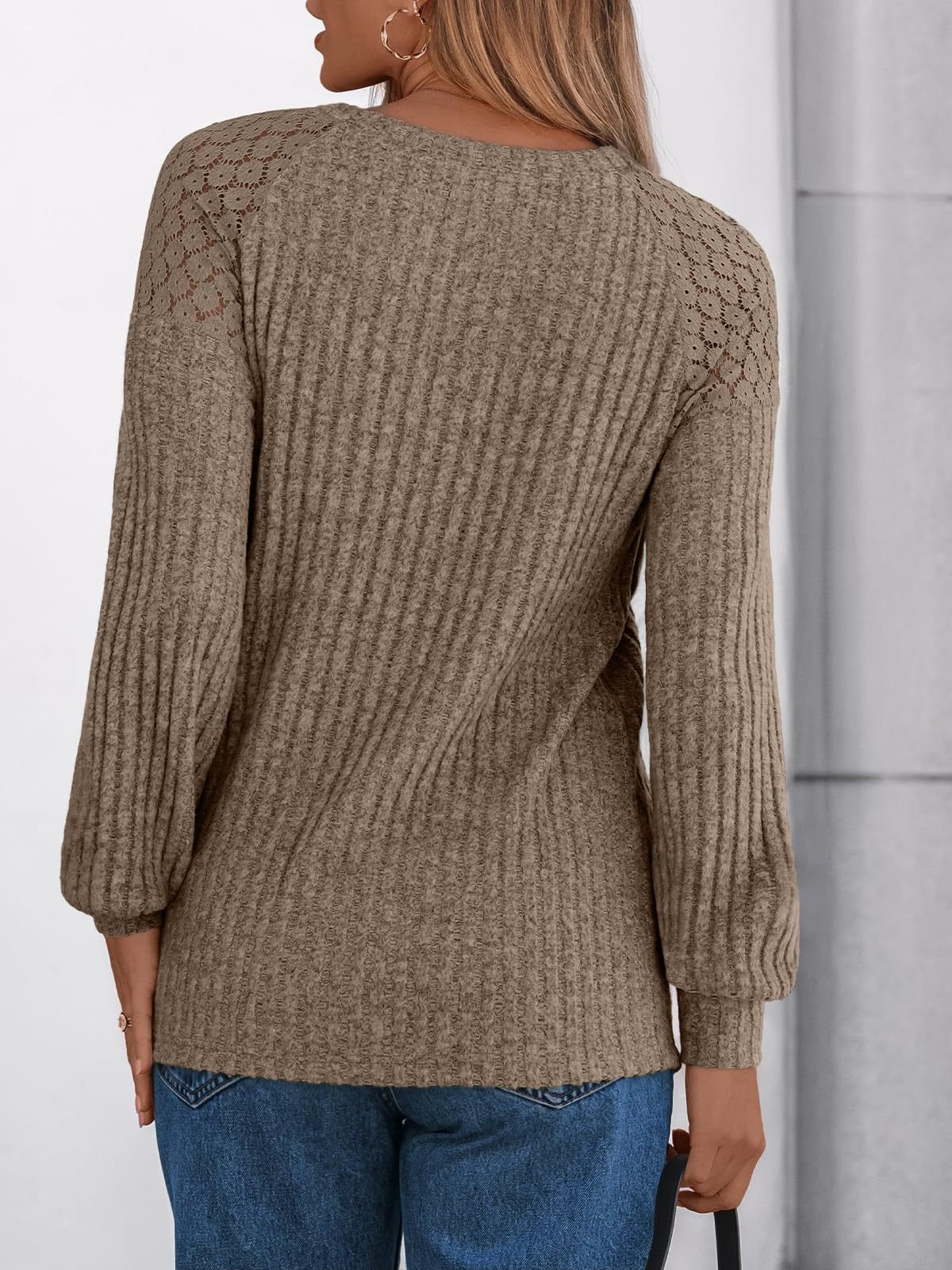 Loose Elegant Cotton-Blend Plain T-Shirt