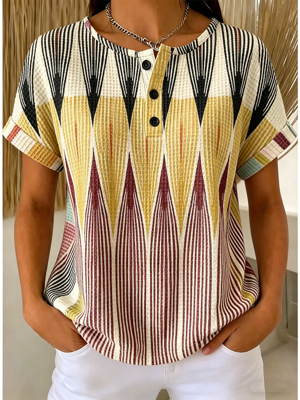 Geometric Others Vintage T-Shirt