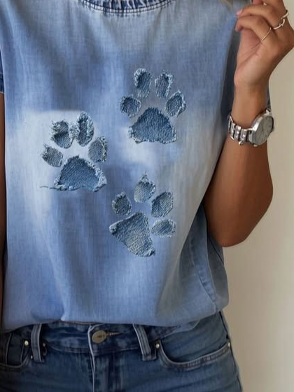 Crew Neck Regular Fit Casual T-Shirt