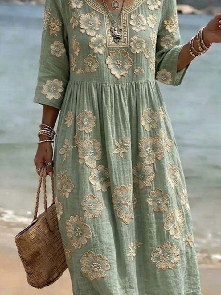 Loose Vintage Others Dress With No