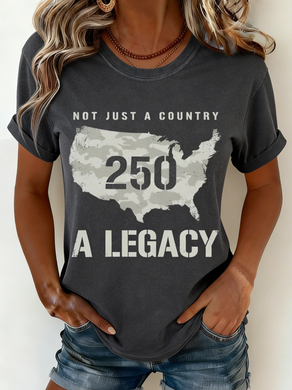 Casual Loose Text Letters T-Shirt