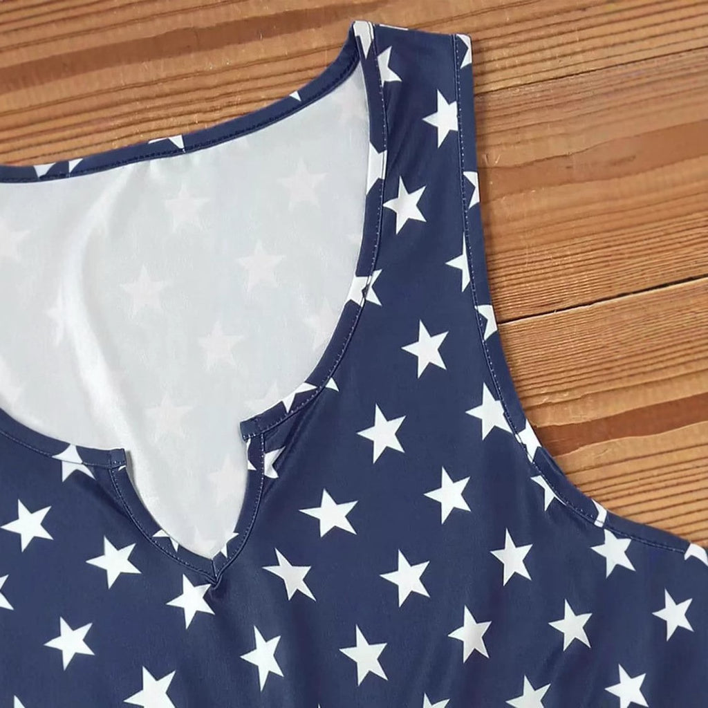 Independence Day Vintage Loose Others Dress