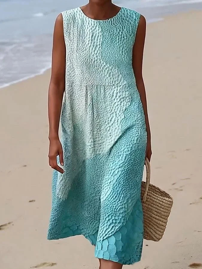 Women_s_Casual_Printed_Round_Neck_Sleeveless_Dress