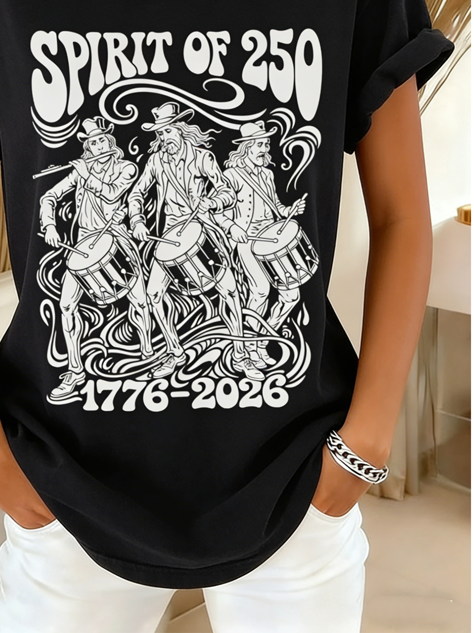 250th anniversary Cotton Casual Regular Fit T-Shirt