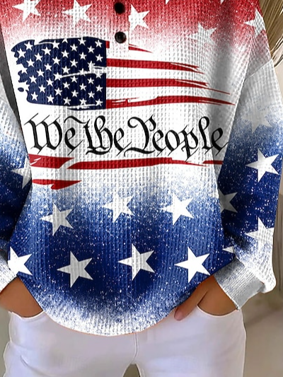 Text Letters Casual Others Loose Sweatshirt