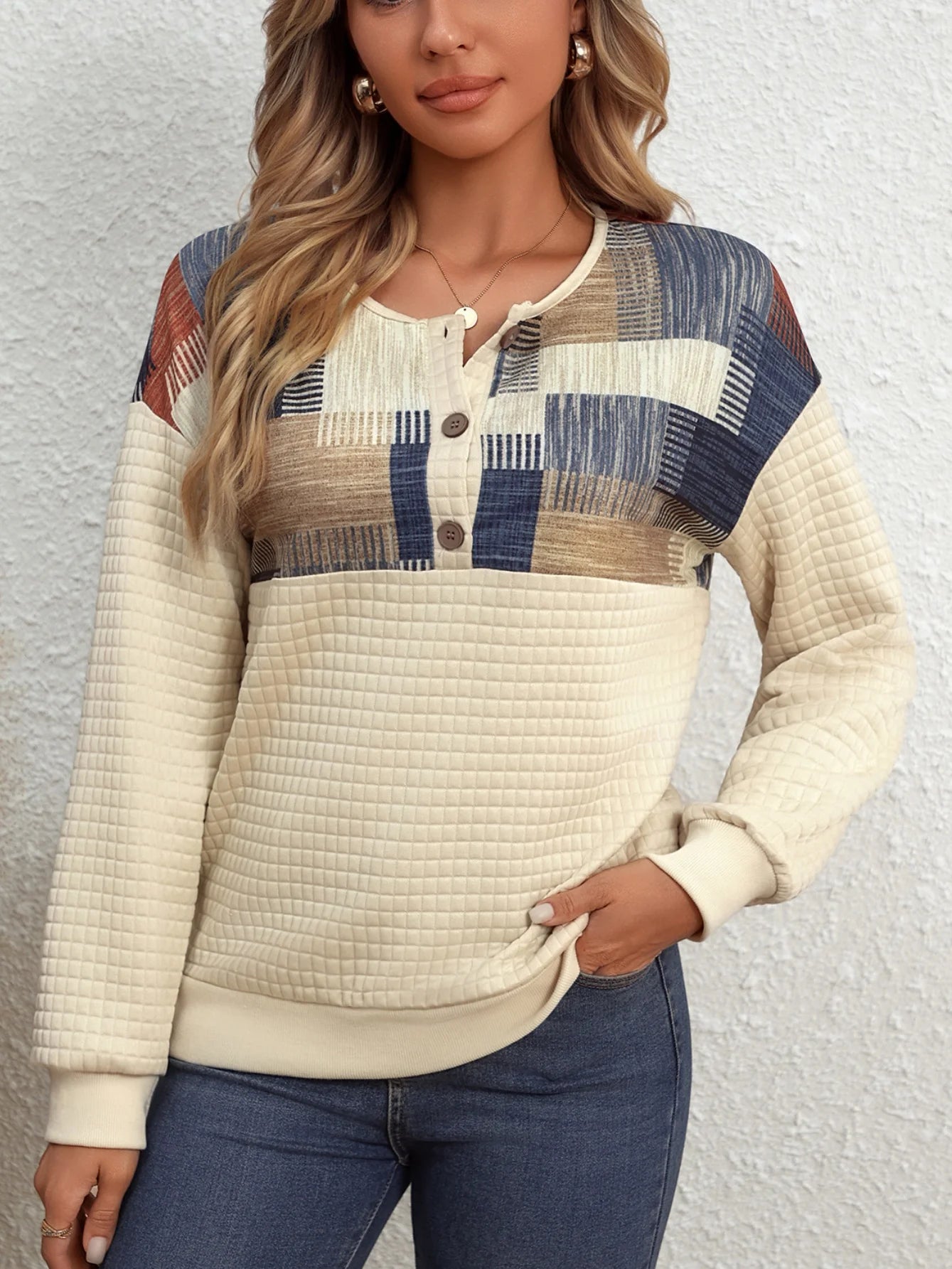 Crew Neck Lady Romance Sweatshirt