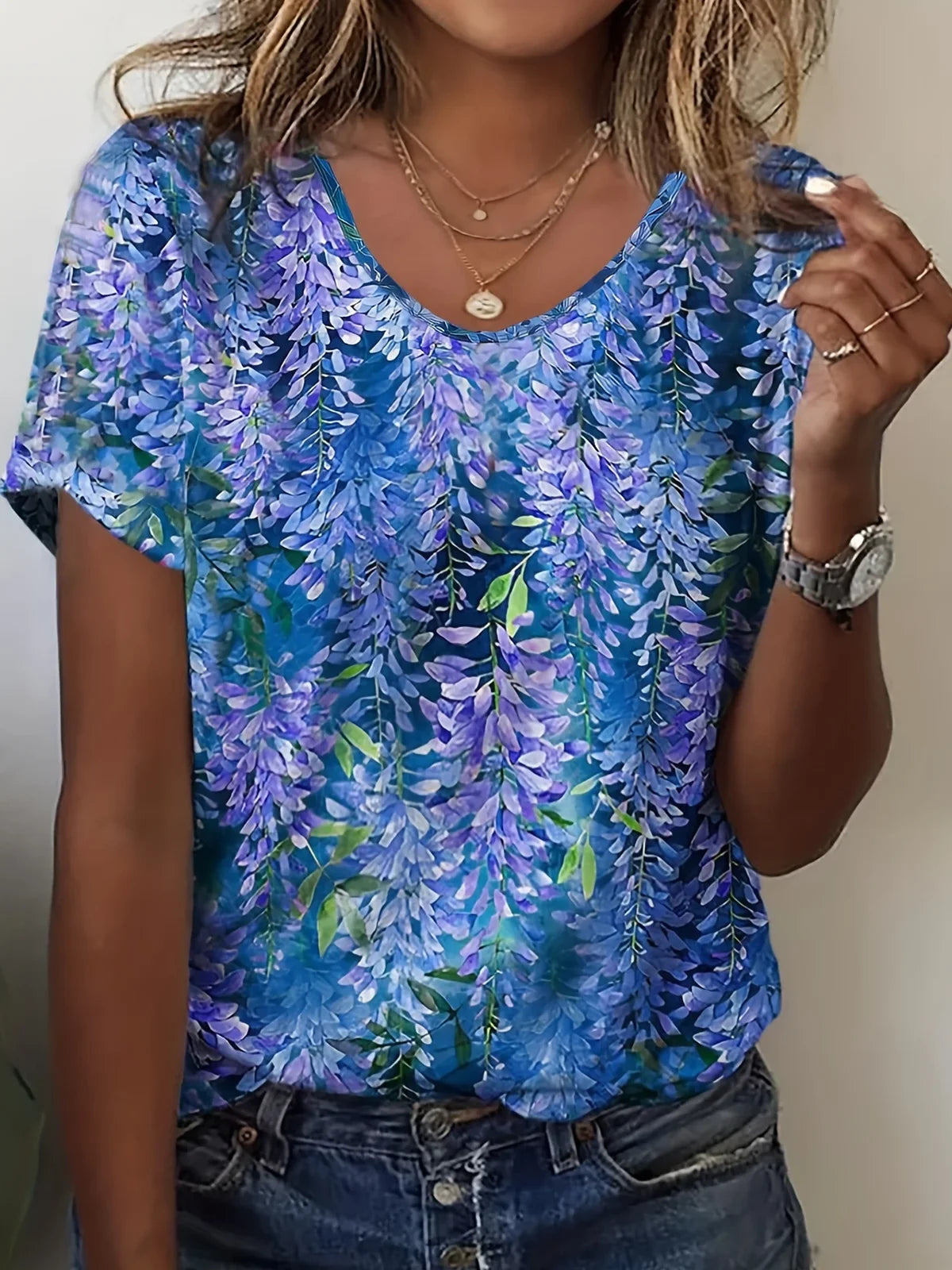 Crew Neck Casual T-Shirt