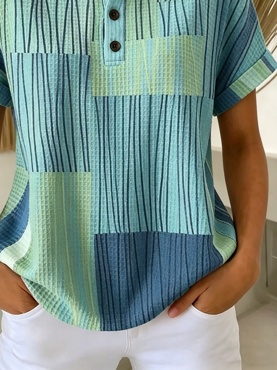 Others Casual Loose Geometric T-Shirt