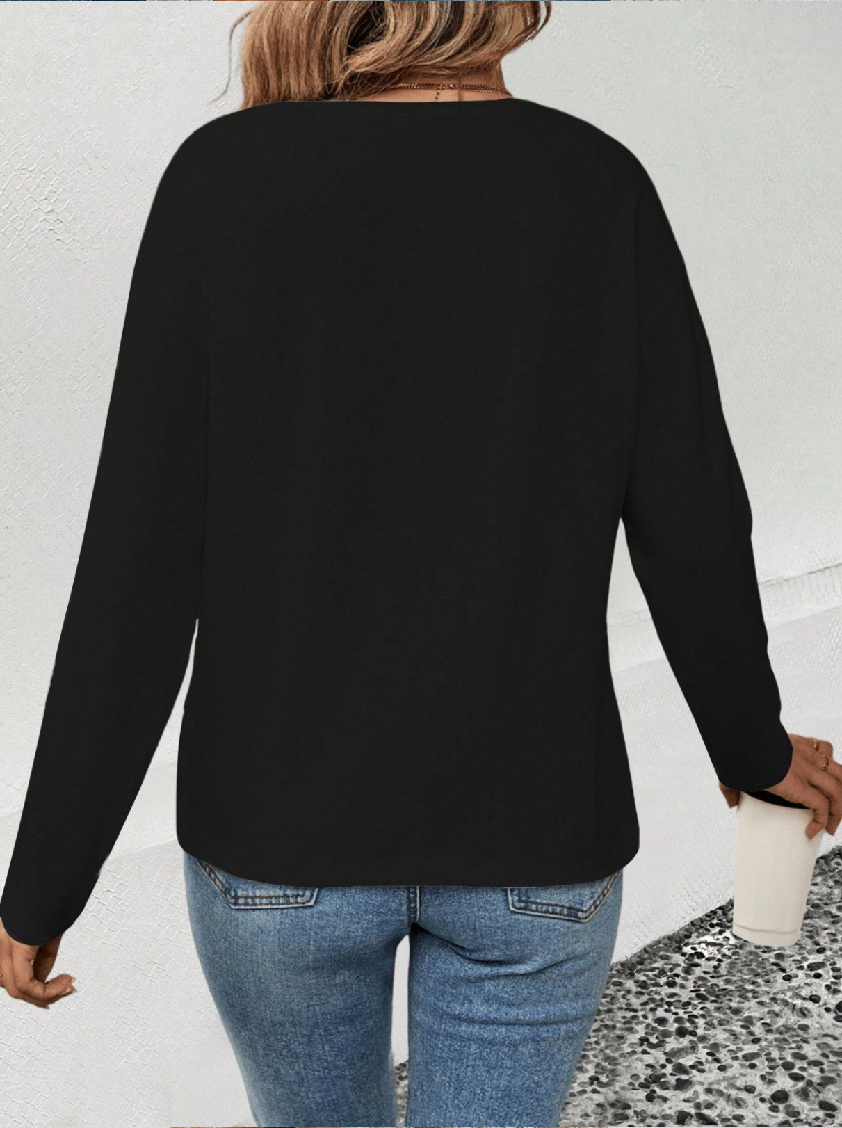 Heart Print Valentine's Day Long Sleeve V Neck Heart/Cordate Elegant Going Out Casual T-Shirt