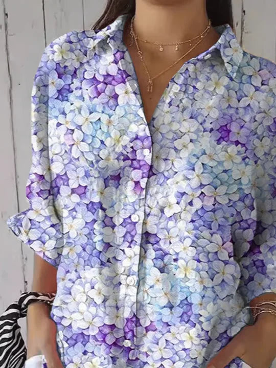 Women's Alzheimer's Print Casual Shirt