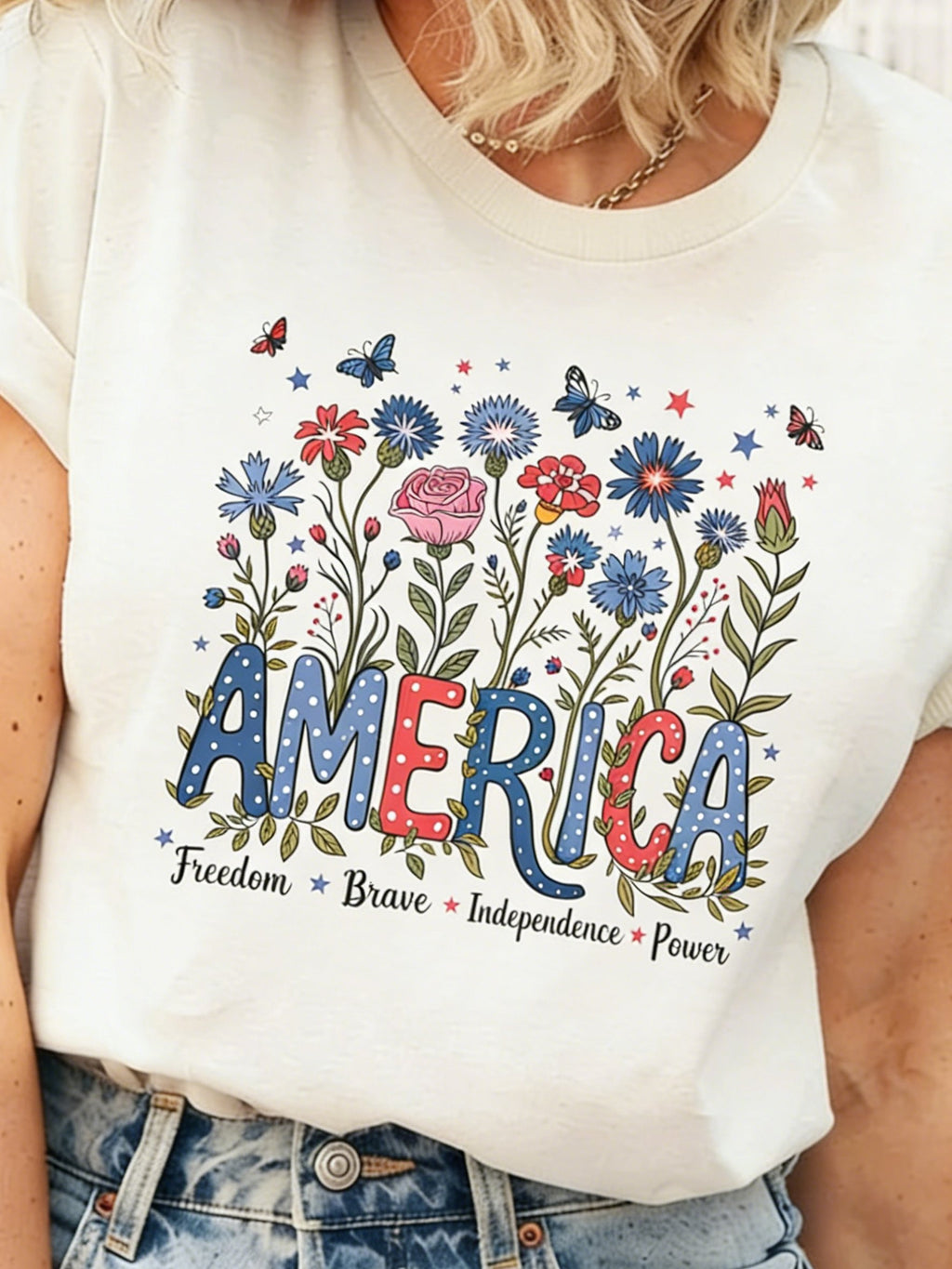 250th anniversary Independence Day SLogan Casual T-Shirt