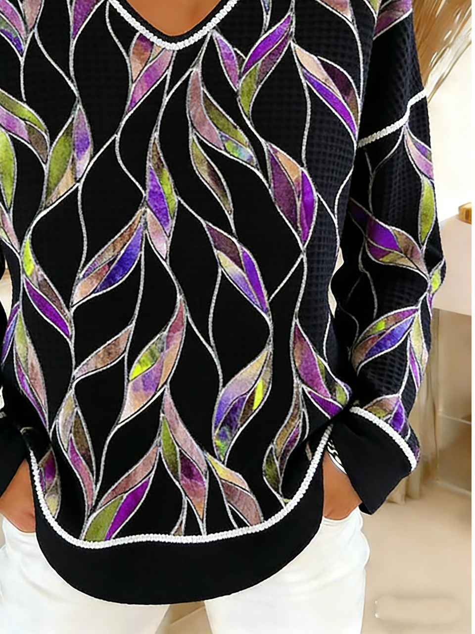 Geometric Loose Casual T-Shirt