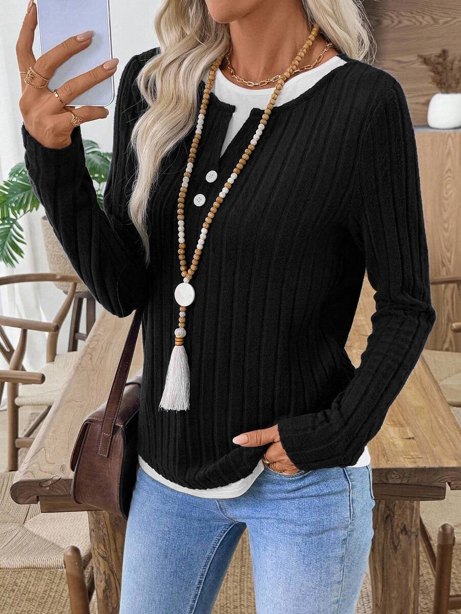 Casual V Neck T-Shirt