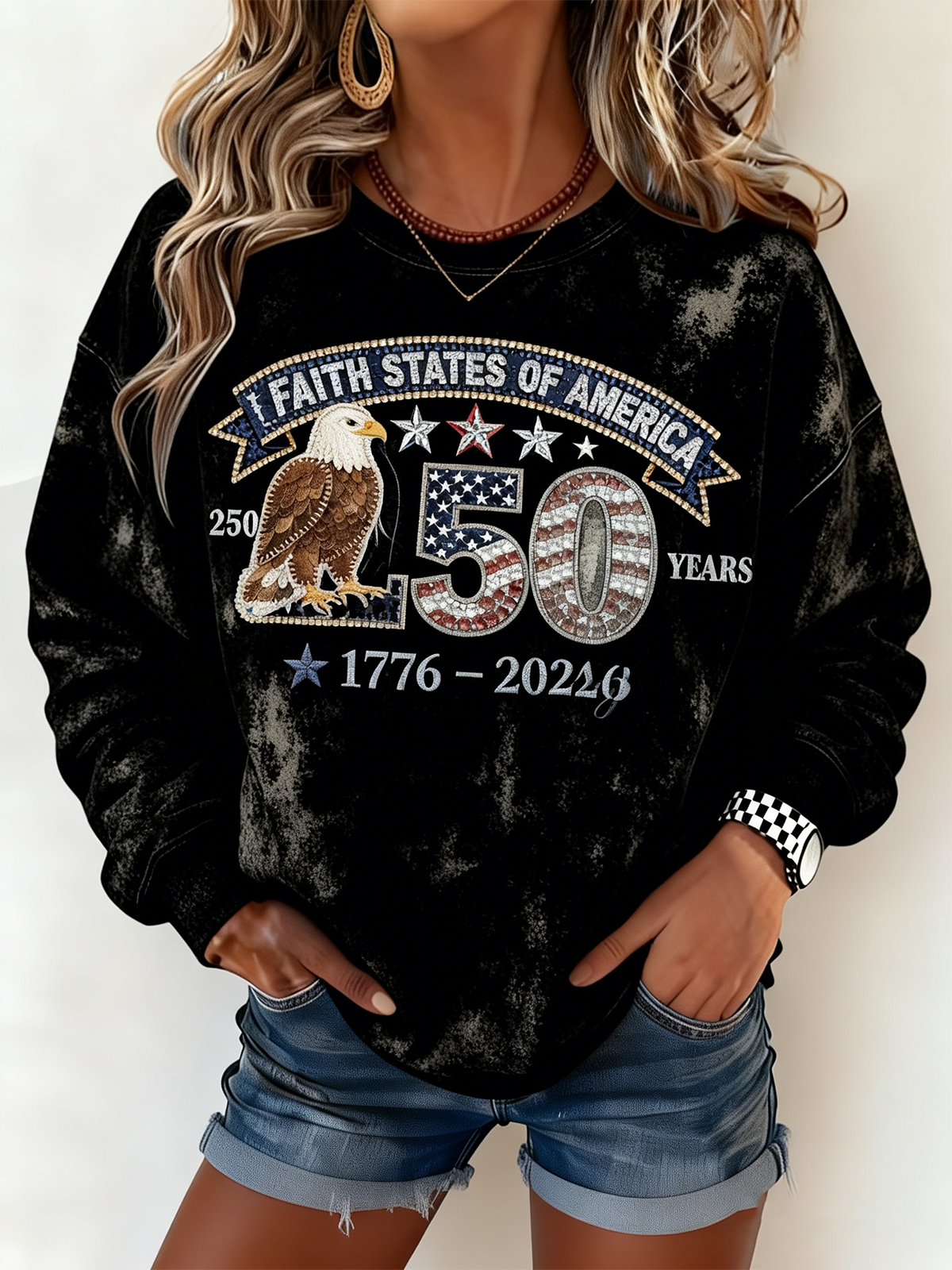 250th anniversary Independence Day Vintage Sweatshirt