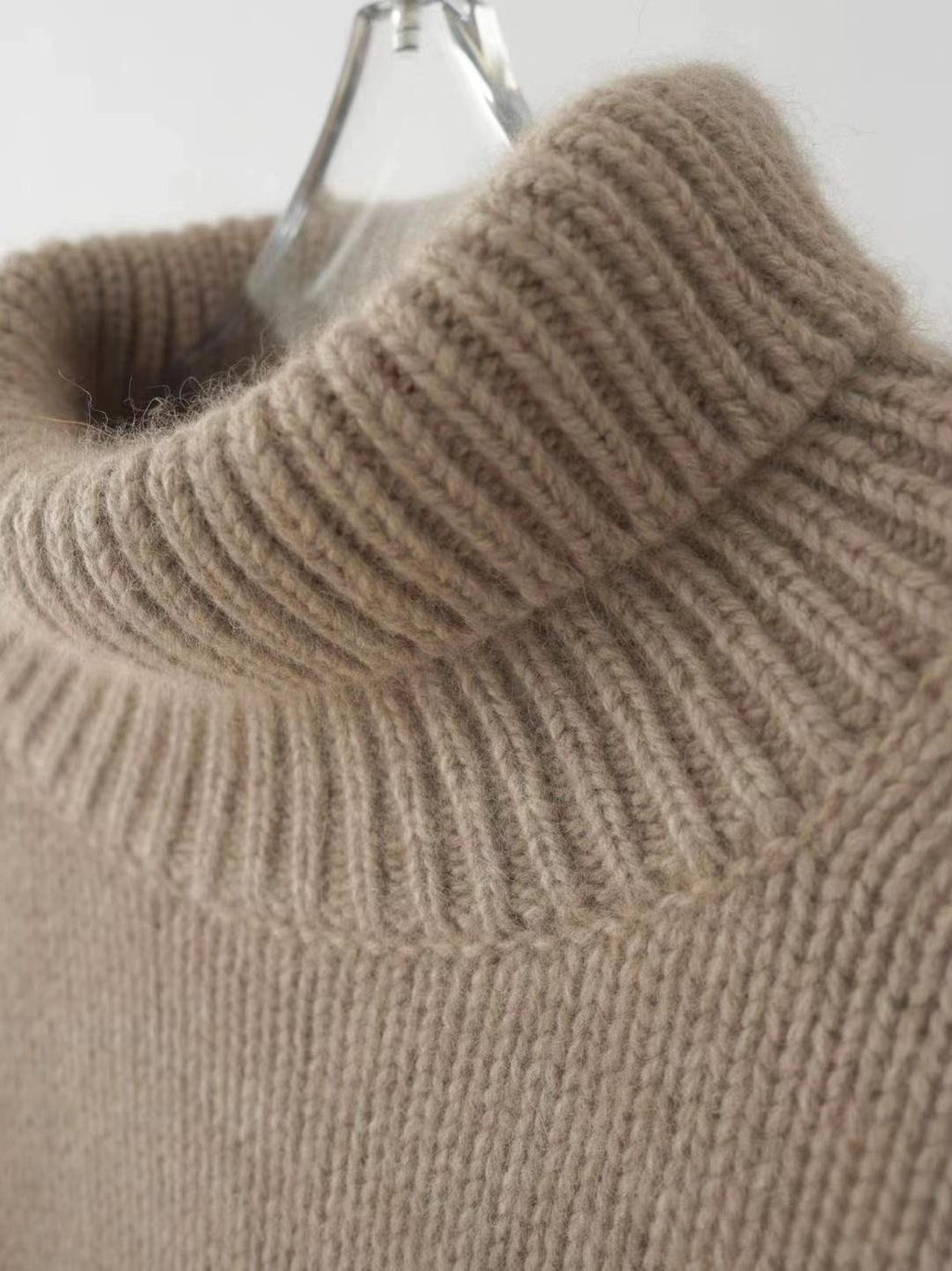 Loose Acrylic Plain Simple Sweater